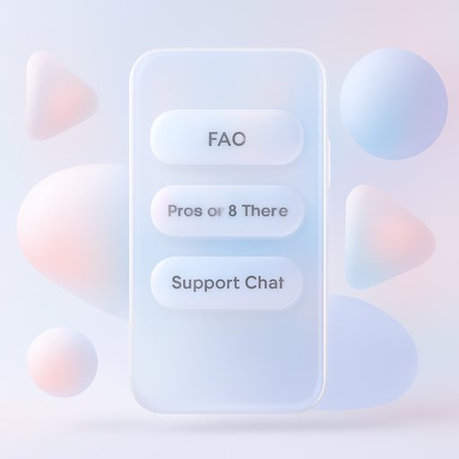 a17 support chat on phone screen